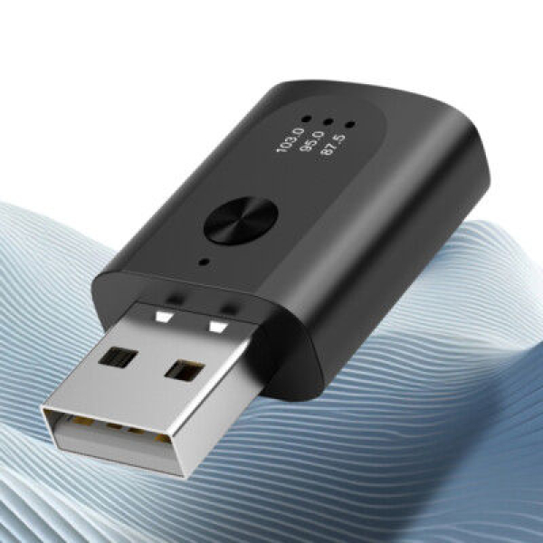 USB Bluetooth 5.3 FM Audio Adapter M08 - Image 2