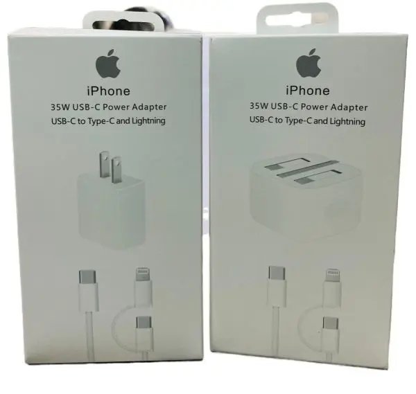 35W USB-C Power Adapter With USB - C To Type-C and Lightning Cable - Image 3