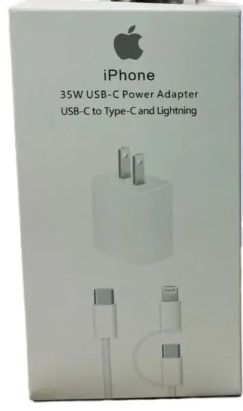 35W USB-C Power Adapter With USB - C To Type-C and Lightning Cable - Image 4