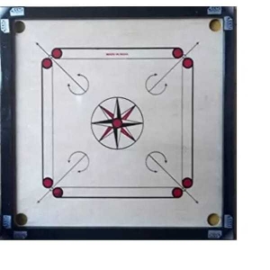 36 Inch Carrom Board Indian Board With Carrom Goti and Stricker By Mitrata