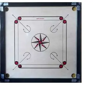 36 Inch Carrom Board Indian Board With Carrom Goti and Stricker By Mitrata