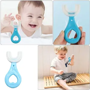 360 Degree U Shaped Soft Silicone Toothbrush For Baby