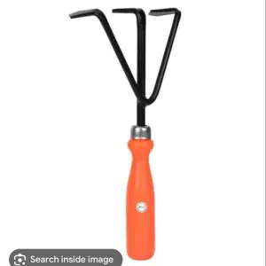 Iron (Teeth Material) Garden Hand Fork, For Home Gardening