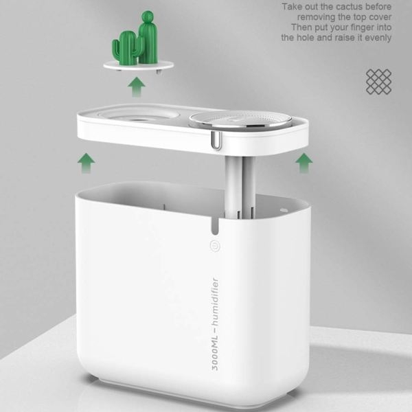 Ultra Silent 3L Humidifier With Auto Shut Off Nano Tech - Image 4