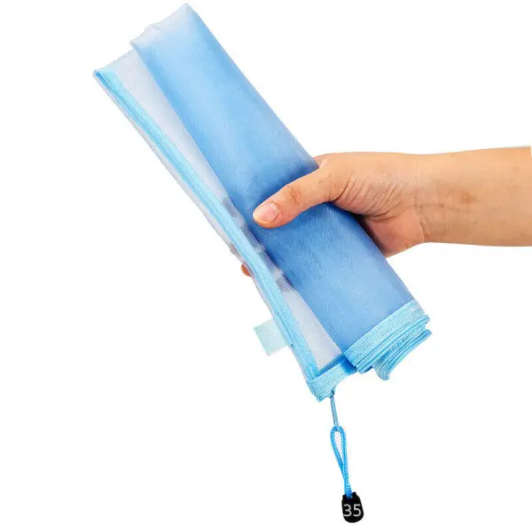 KOJA Transparent and Visible Nylon Storage Zippered Bag for School and Office, A4/A5/Horizon Size Document Bag - Image 5