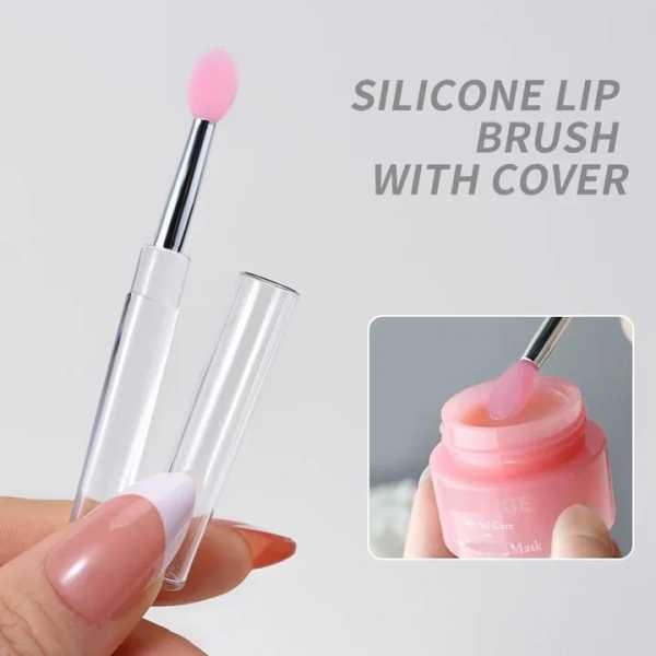 Silicone Nail Brush Lip Bursh Small Makeup Lipstick Eyebrow Brushes Applicator for Lip Mask Oil Salon Tool 1pc / 2pcs - Image 2