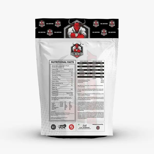 Bull Nutrition Isolate Whey Protein 2 kg ,66 Serving Chocolate Flavour | For Muscle Building & Muscle Recovery - Image 4