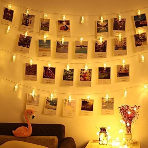 20 Plastic Photo Clip Led String Lights For Home Decor - Image 3