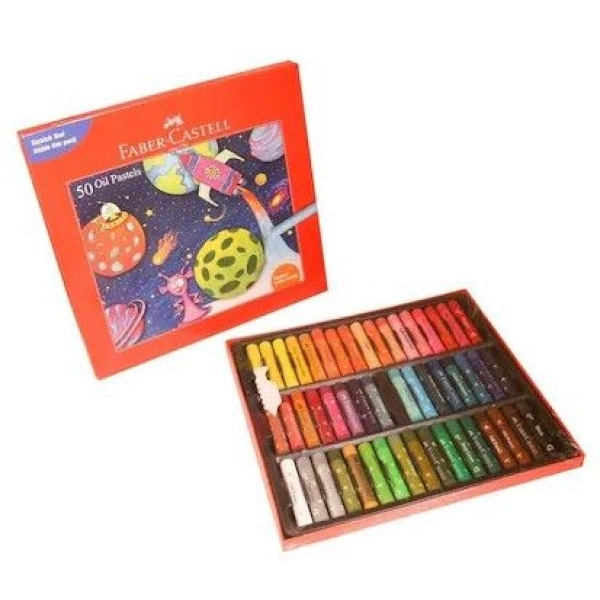 Faber Castell Set of 50 oil Pastels - Image 3