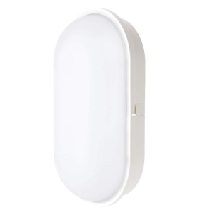 Bulkheads White Pvc & Acrylic Outdoor Wall Light