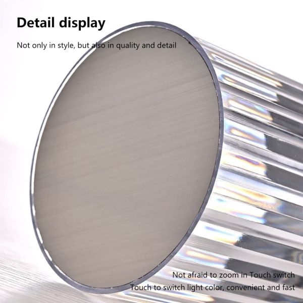 Acrylic LED Touch Lamp for Bedroom Beside Living Room Office College Dorm Dining Room Party Dinner Decoration Charge 16 color remote control - Image 2