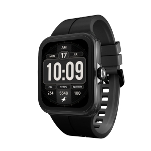 Fastrack VOX Neo Smartwatch 4.8CM Ultra Vu Display, Offline Voice Commands, Functional Crown, To-Do List, Games