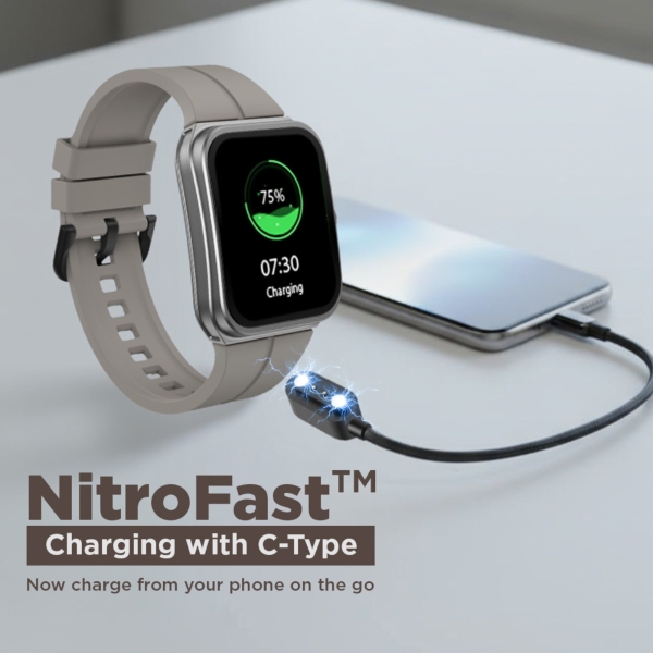Fastrack VOX Neo Smartwatch 4.8CM Ultra Vu Display, Offline Voice Commands, Functional Crown, To-Do List, Games - Image 4