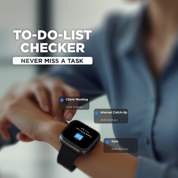 Fastrack VOX Neo Smartwatch 4.8CM Ultra Vu Display, Offline Voice Commands, Functional Crown - Image 6