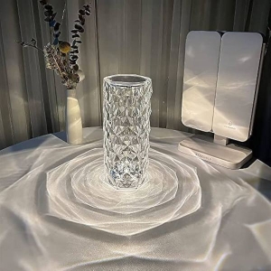 Crystal Lamp Rose Diamond