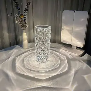 Crystal Lamp Rose Diamond