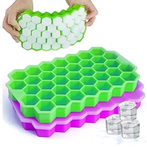 39 Hexagon Shape Stackable Silicone Ice Tray for Freezer