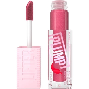 MAYBELLINE Lifter Gloss Lifter Plump, Plumping Lip Gloss with Chili Pepper and 5% Maxi-Lip, Mauve Bite, Sheer Mauve 002 by Genuine Collection,