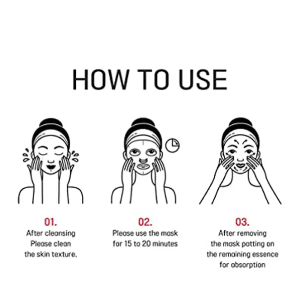 KOJA EYENLIP Super Food Facial Mask Sheet Premium Korean Skin Care Sheet Mask For Moisturizing, Shiny, Every Skin Condition - Image 2