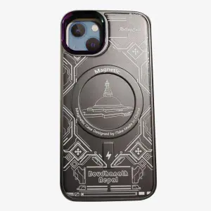 iPhone 13 & 14, Basantapur Nepal And Baudhanath Nepal (MagFit) Case, MagSafe Magnetic Designed Case