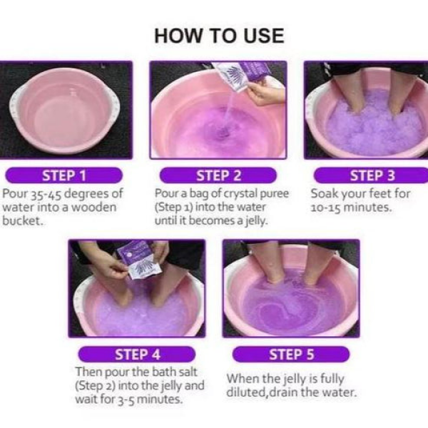 Relaxation Pedicure Jelly Packet DIY Salon Beauty Tool 100g - Image 3