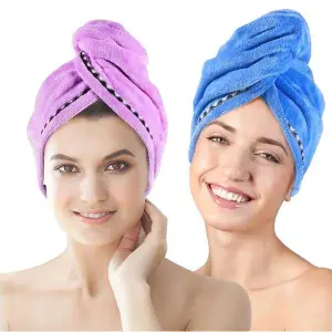 Super Absorbent Microfiber Hair Drying Wrap Towel| Female Shower Towel With Rapid Water Observations