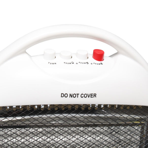 BALTRA Halogen Heater | Dream | 3 heating levels: 400, 800 & 1200 W | Wide angle oscillating function | Auto switch off when unit tilts over | High temperature resistant housing | 1200 W | 12 Month Warranty - Image 4