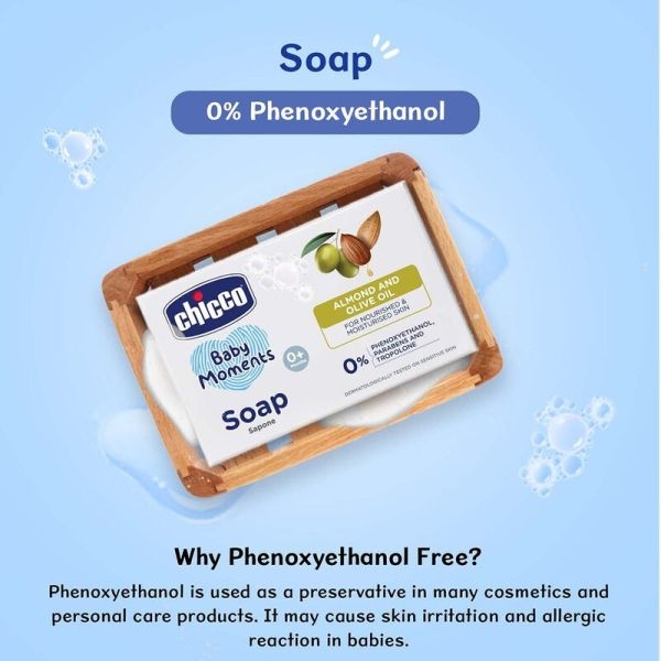 Chicco Soap Baby Moments 125Gms - Image 3