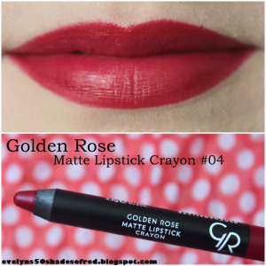 Golden Rose Crayon Matte Lipstick 04