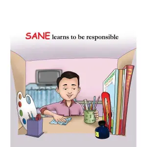 Sane Learns To Be Responsible, Pictorial Children's Books, Publisher: Educational Publishing House