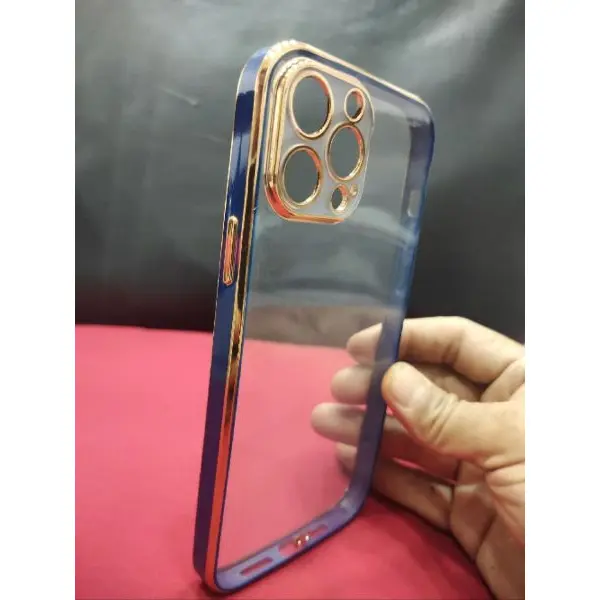 iPhone 12 Pro & 13 Pro Transparent Anti Yellow Phone Case, Clear Protection Back Cover - Image 2