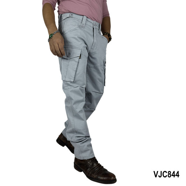VIRJEANS (VJC844) Cargo Box Pant For Men-Blue - Image 5