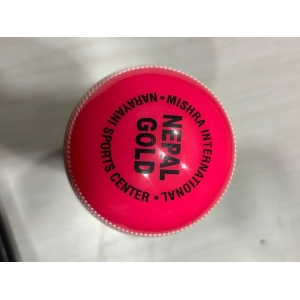 Nepal Gold Hard Cricket Ball Multicolor
