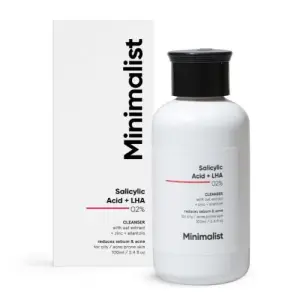 Minimalist 2% Salicylic Acid + LHA Cleanser 100ml
