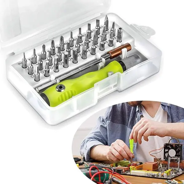 32 in 1 Interchangeble Multipurpose Mini Screwdriver Set Magnetic Slot - Image 3