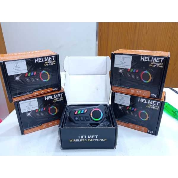 K06 Motorcycle Wireless Headset Motorbike Bluetooth Helmet Headphones for Riders - Image 2