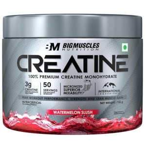 Bigmuscles Nutrition Creatine Monohydrate 155g (50 Serving) Watermelon Flavour