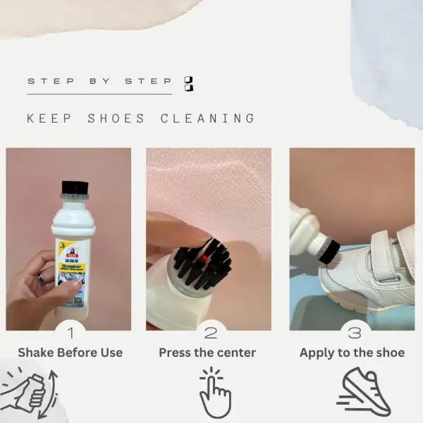 Clean & Fresh Sneaker Cleaner | Shoes Shampoo | Shoe Cleaner | Shoes Brightener | 100ml by Comfort Corner - Image 4