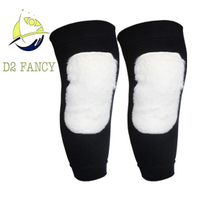 Knee Cover With Inside Fur | Elastic Knitted Winter Knee Brace With Fur Inside | Unisex Winter Knee Cover