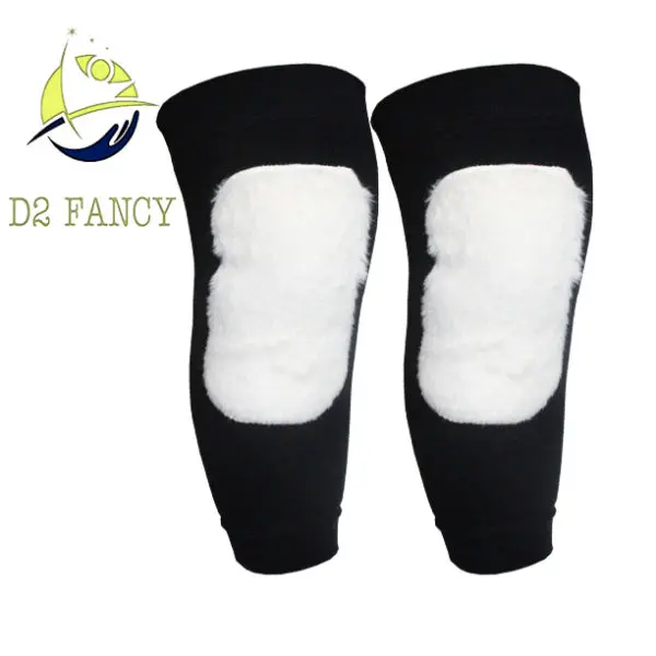 Knee Cover With Inside Fur | Elastic Knitted Winter Knee Brace With Fur Inside | Unisex Winter Knee Cover