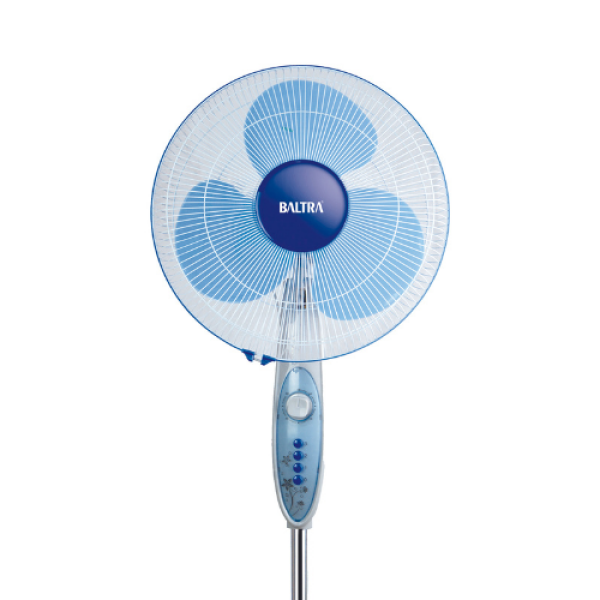 BALTRA Stand Fan | Jet | 16” oscillation fan | 3 speed control panel with remote | 1 hour timer • Full 90° oscillation | Poly coated safety grill | Tilting angle & adjustable height | 55 W | 24 months warranty - Image 2