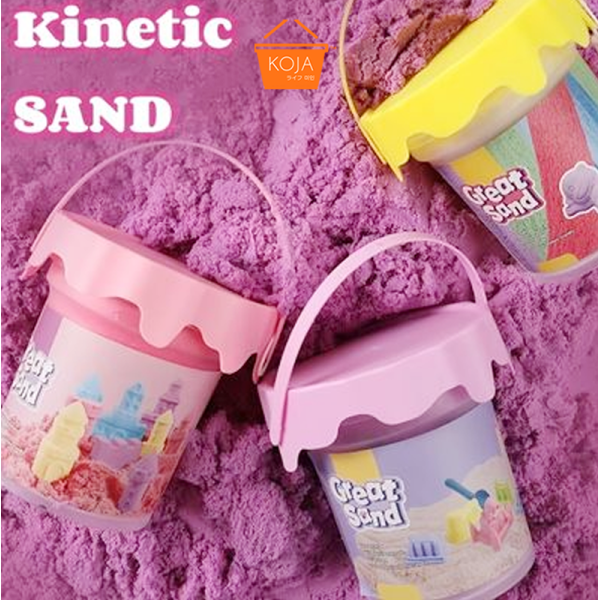 KOJA Colorful Cotton Sand Toy With Tools For Children's Dynamic Education 500g - Image 5