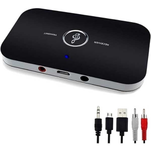 2-In-1 Bluetooth Transmitter and Receiver 3.5mm Wireless Adapter