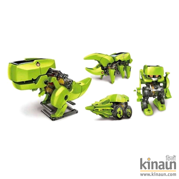4 In 1 DIY Assemble Solar Power Educational Toy Solar Robot Dinosaur Insect Kit
