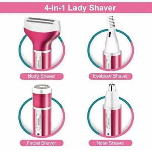 4 In 1 Rechargeable Grooming Kit Trimmer Shaver Nose Trimmer