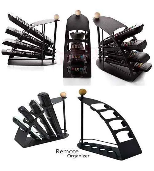 4 Layer Steel Metal Remote Control Organizer Stand Shelf Rack Holder Universal Tv/Ac/Cd player - Image 4