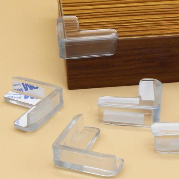 4 Pcs Child Baby Safety Silicone Table Corner Protector - Image 2