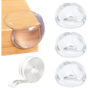 4 Pcs Child Baby Safety Silicone Table Corner Protector