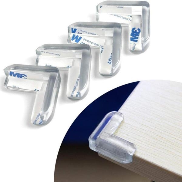 4 Pcs Child Baby Safety Silicone Table Corner Protector - Image 5