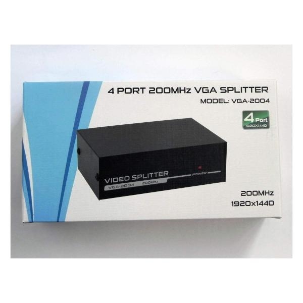 4 Port 200 MHz VGA Video Splitter - Image 3